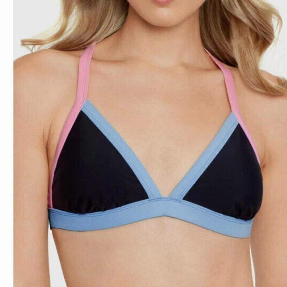 Salt + Cove Triangle Bikini Swim Top M